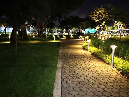Solar Path Lights Singapore Sports Hub